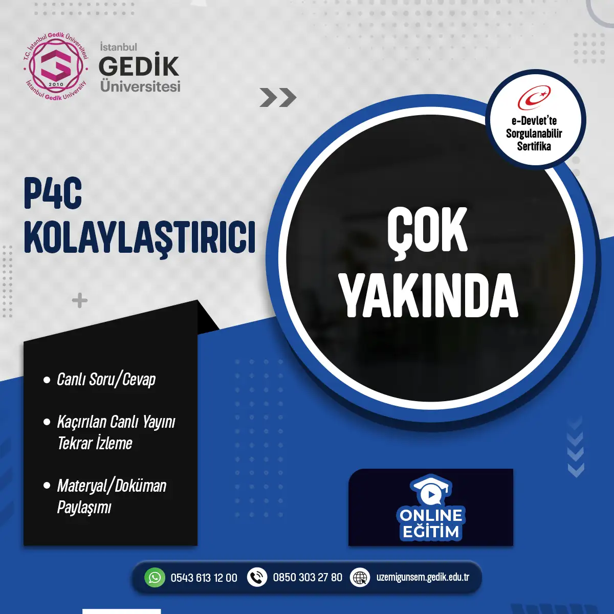 P4C Kolaylaştırıcı Eğitimi Sertifika Programı (CANLI)