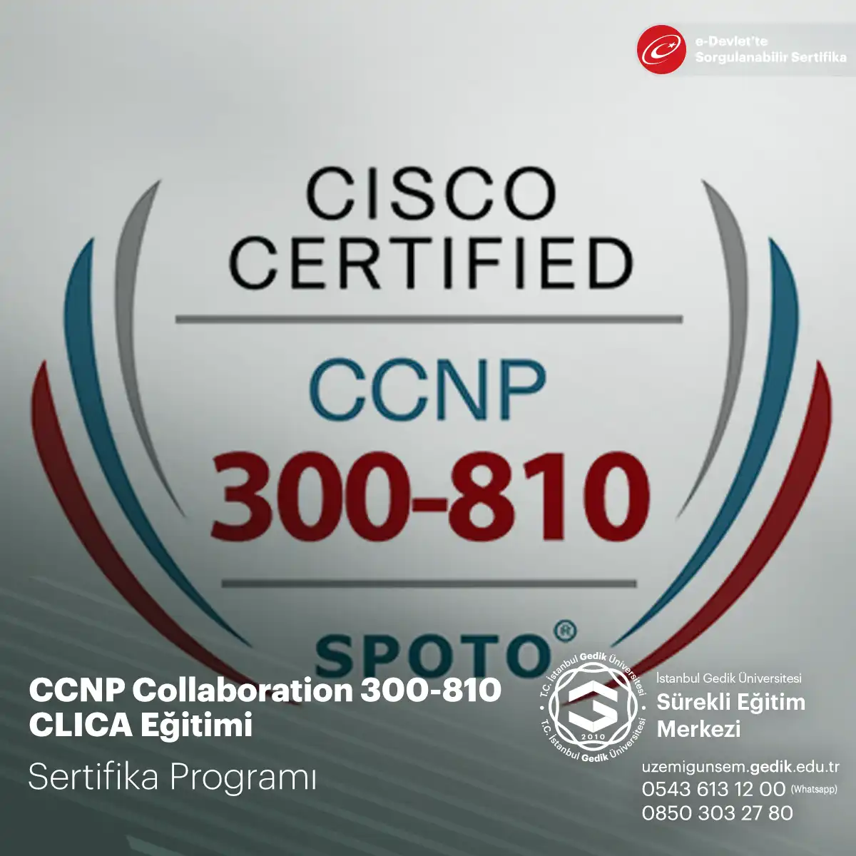 CCNP Collaboration 300-810 CLICA Eğitimi 
