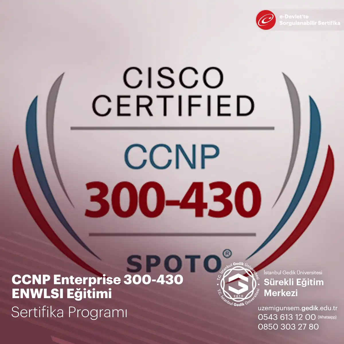 CCNP Enterprise 300-430 ENWLSI Eğitimi 