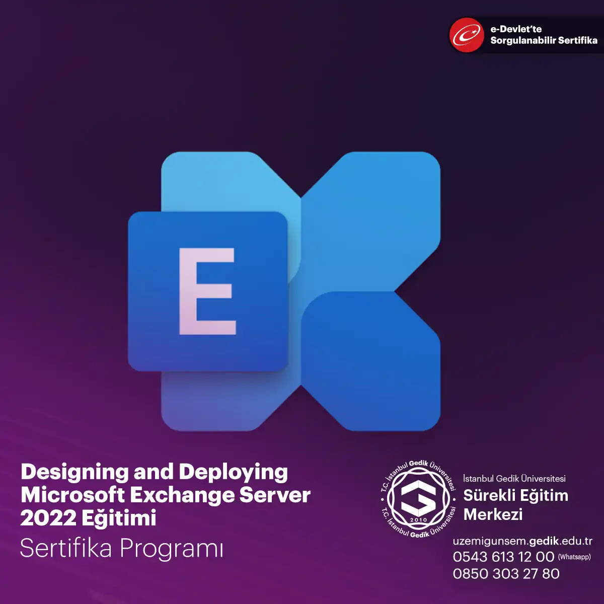 Designing and Deploying Microsoft Exchange Server 2022 Eğitimi 