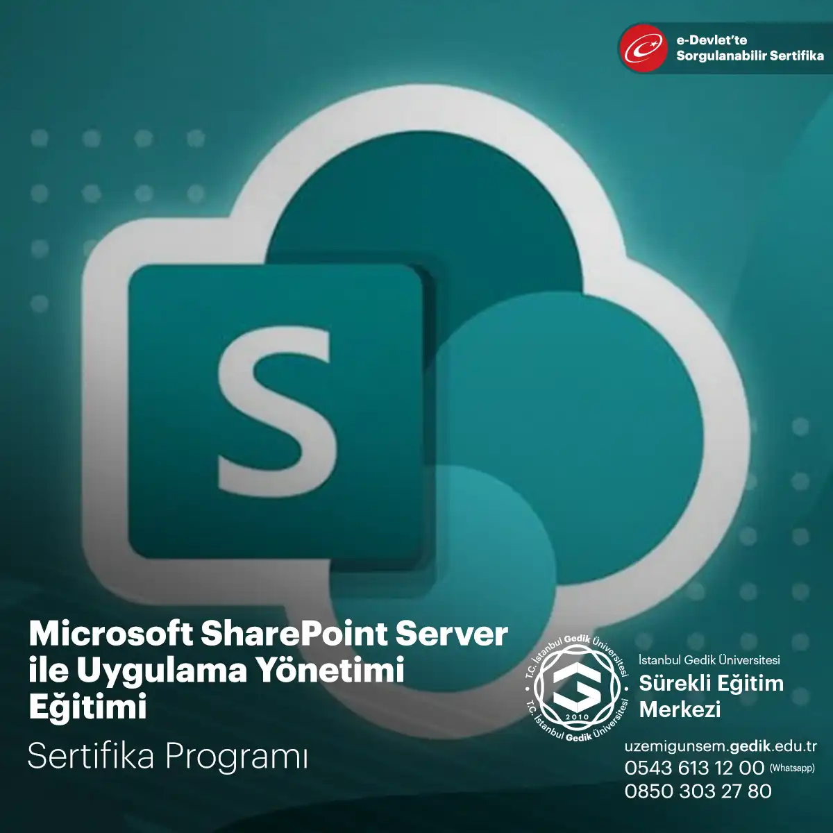 Microsoft SharePoint Server ile Uygulama Yönetimi Eğitimi 