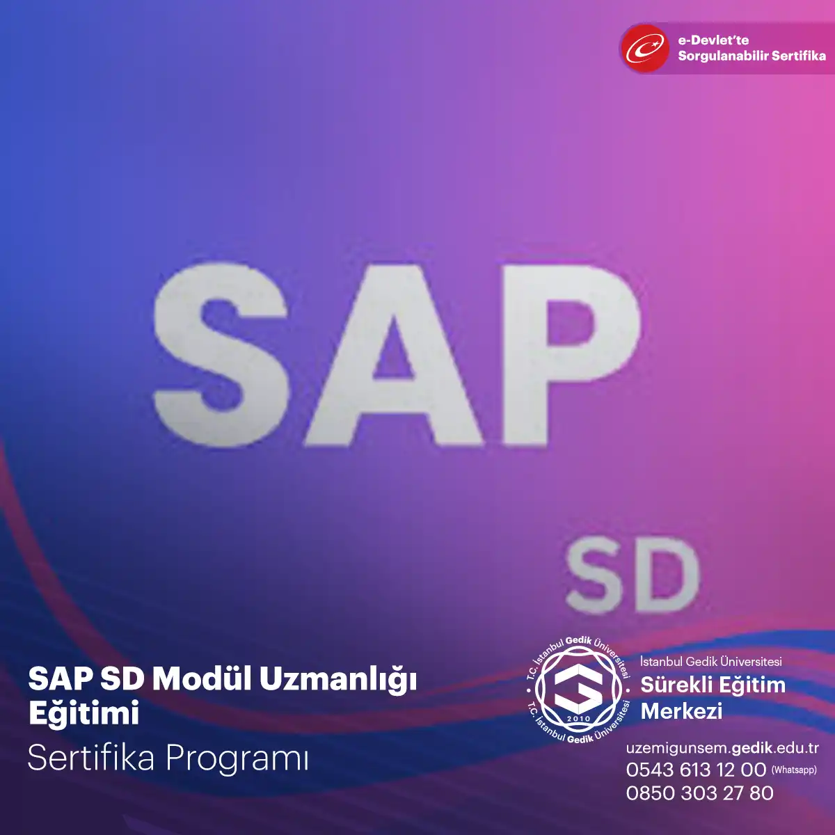 SAP SD Modül Uzmanlığı Eğitimi 