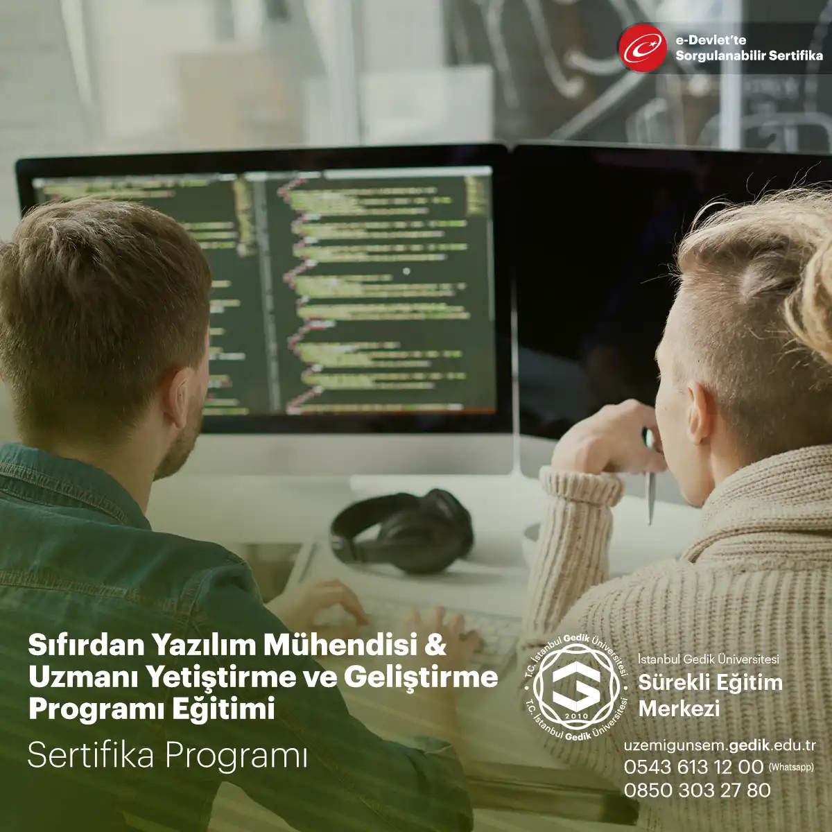 Sıfırdan Yazılım Mühendisi & Uzmanı Yetiştirme ve Geliştirme Programı Eğitimi 