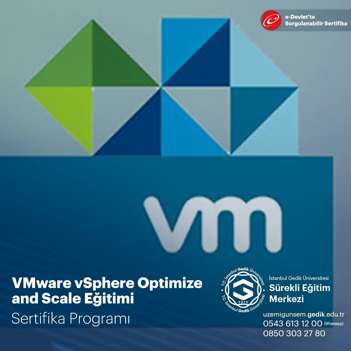 VMware vSphere Optimize and Scale Eğitimi 