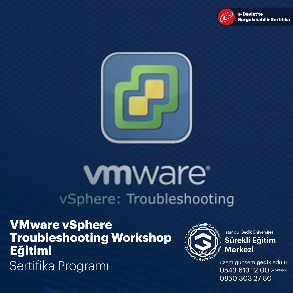 VMware vSphere Troubleshooting Workshop Eğitimi 