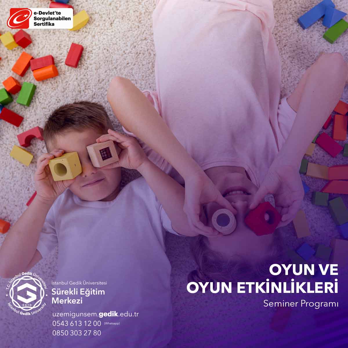 Oyun ve Oyun Etkinlikleri Eğitimi