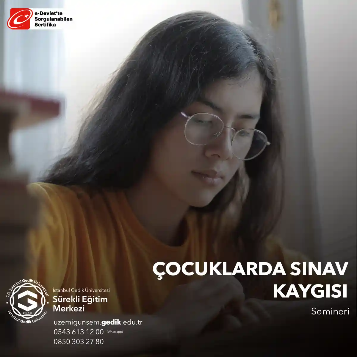 Çocuklarda Sınav Kaygısı Semineri