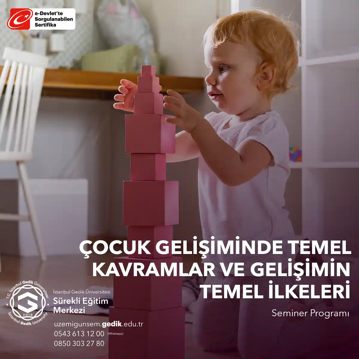Çocuk Gelişiminde Temel Kavramlar ve Gelişimin Temel İlkeleri Semineri