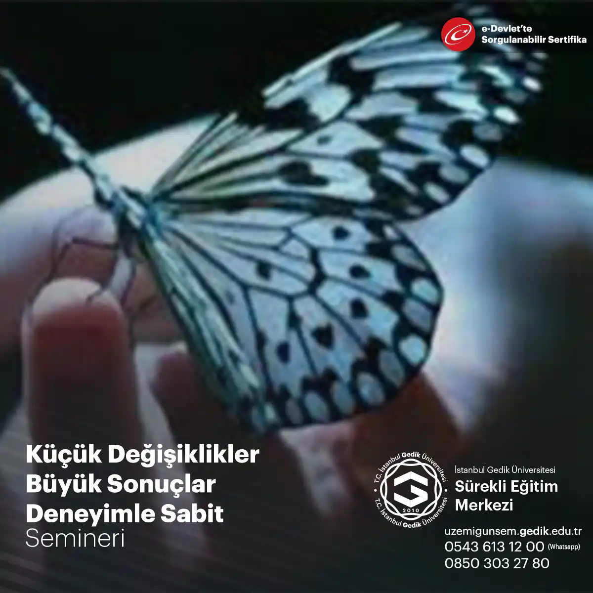 Küçük Değişiklikler Büyük Sonuçlar Deneyimle Sabit Semineri