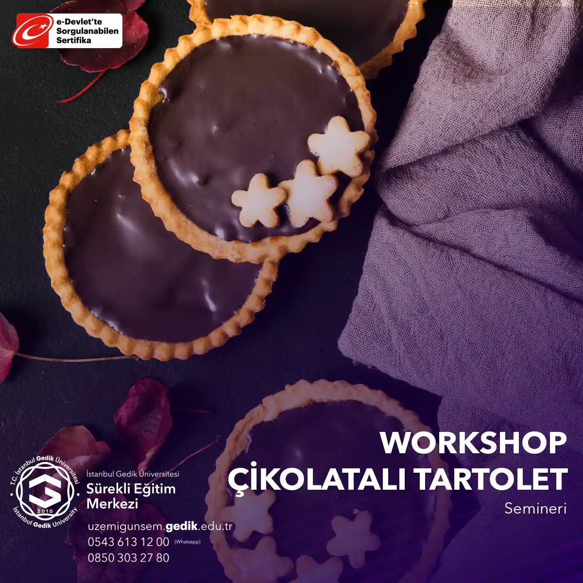 Workshop - Çikolatalı Tartolet