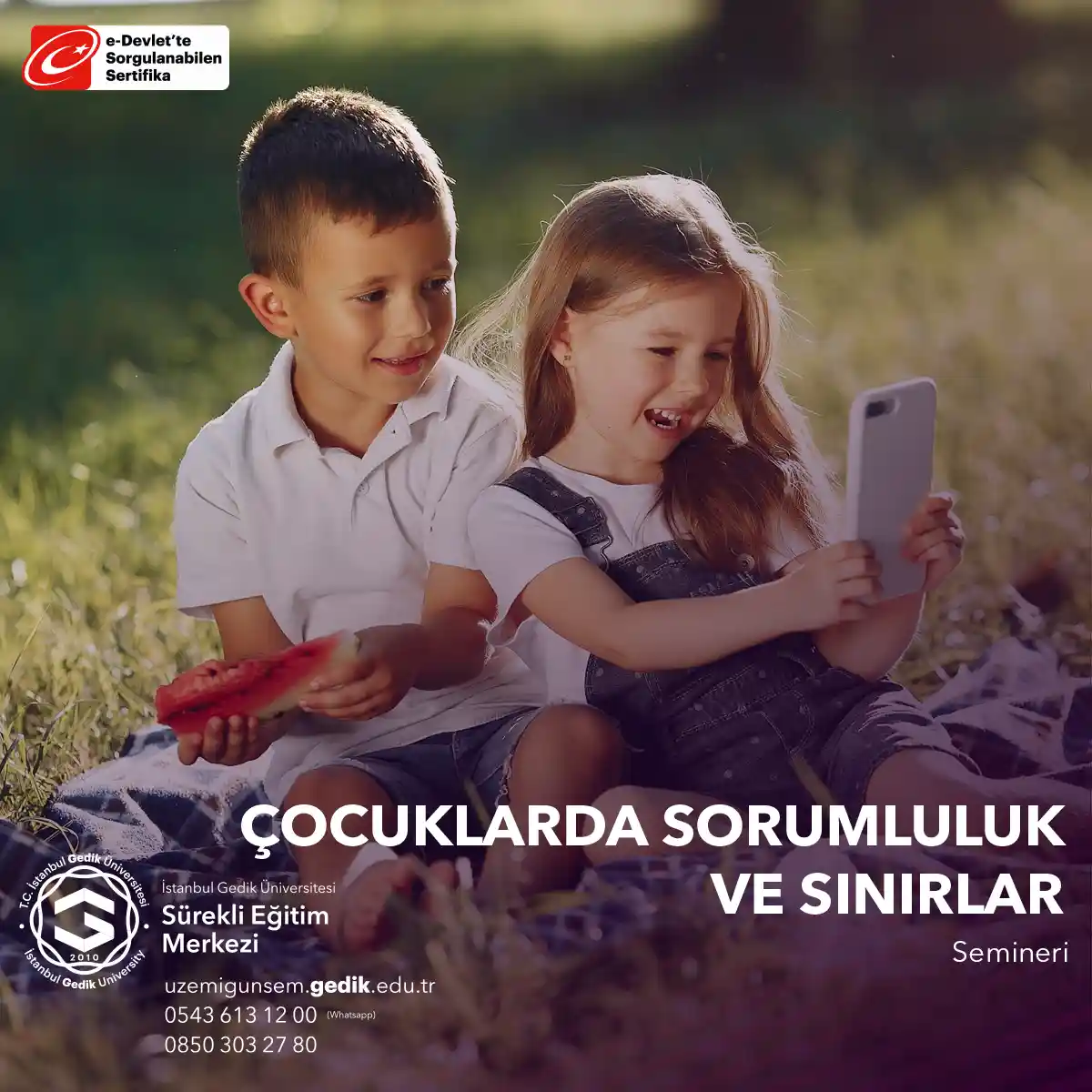 Çocuklarda Sorumluluk ve Sınırlar Semineri