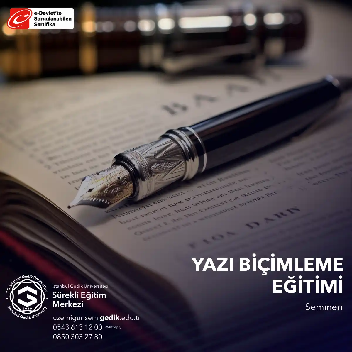 Yazı Biçimleme Eğitimi Semineri