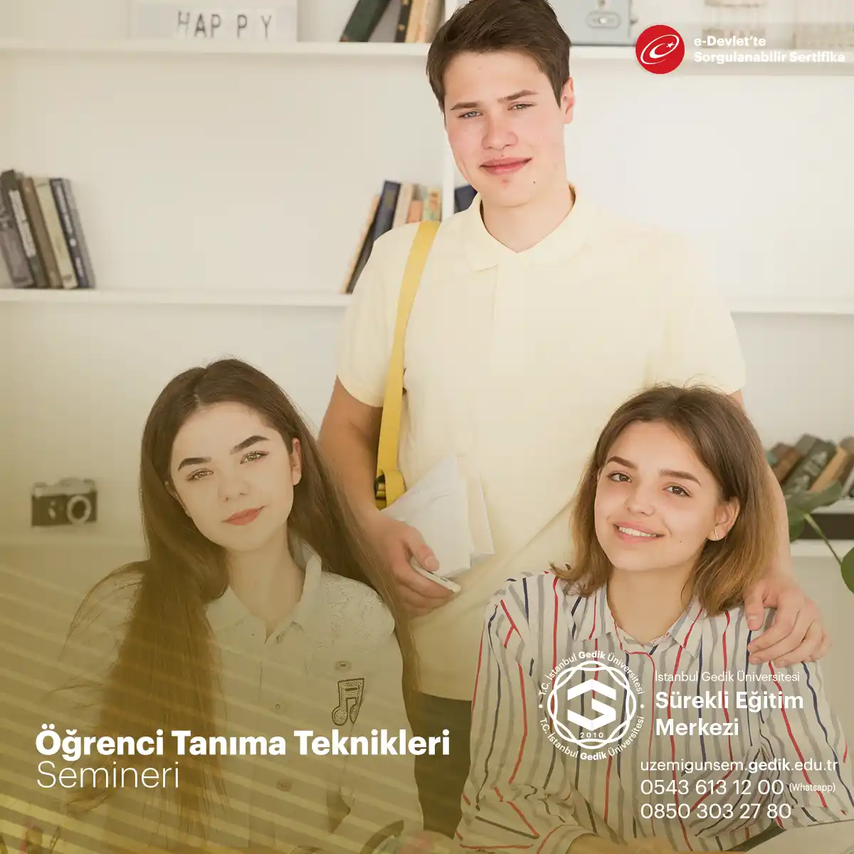 Öğrenci Tanıma Teknikleri Semineri