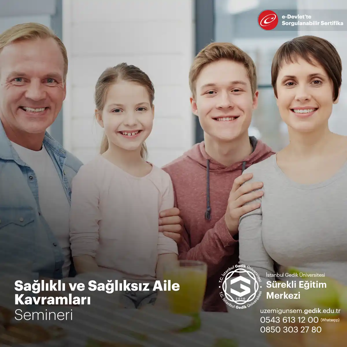 Sağlıklı ve Sağlıksız Aile Semineri