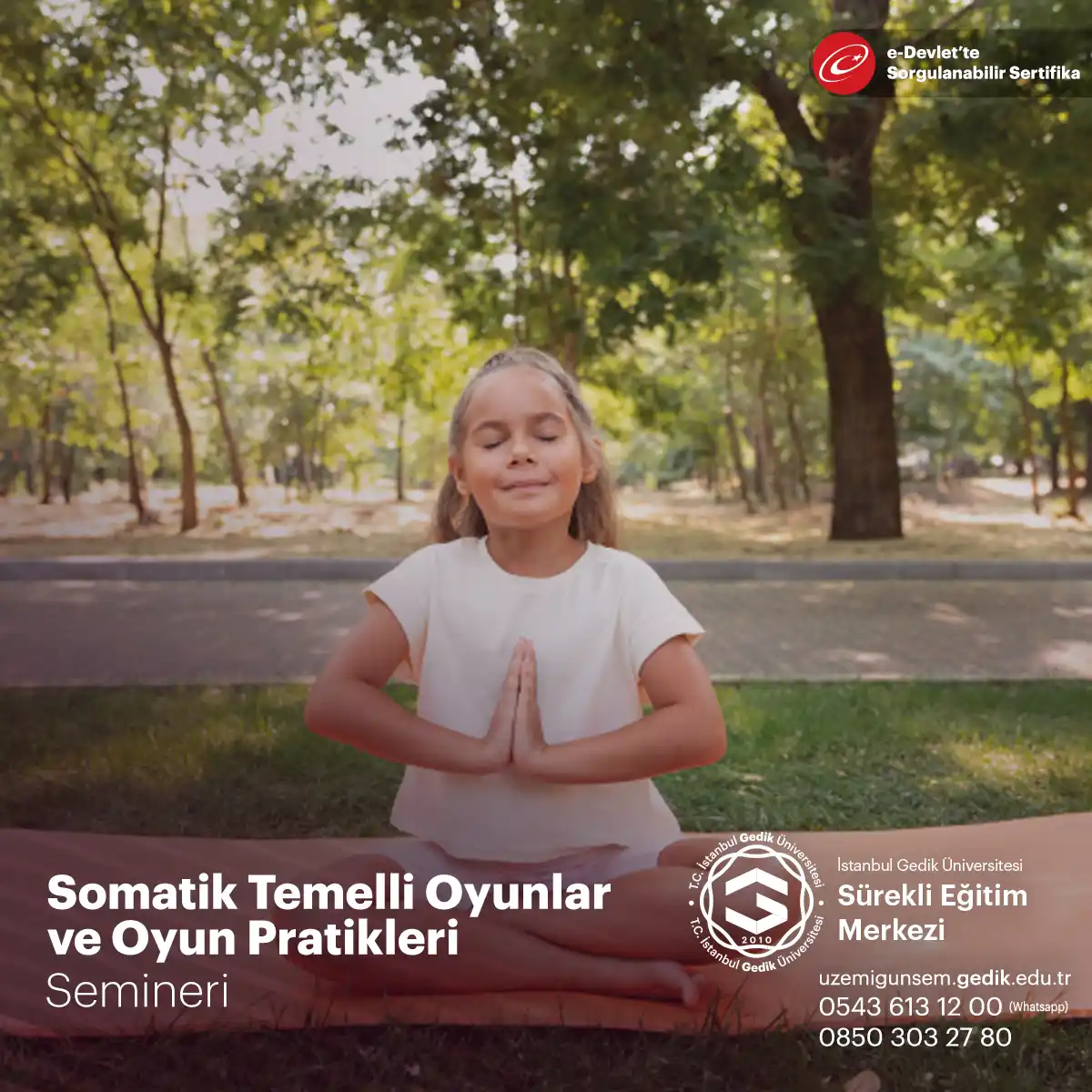 Somatik Temelli Oyunlar ve Oyun Pratikleri Semineri