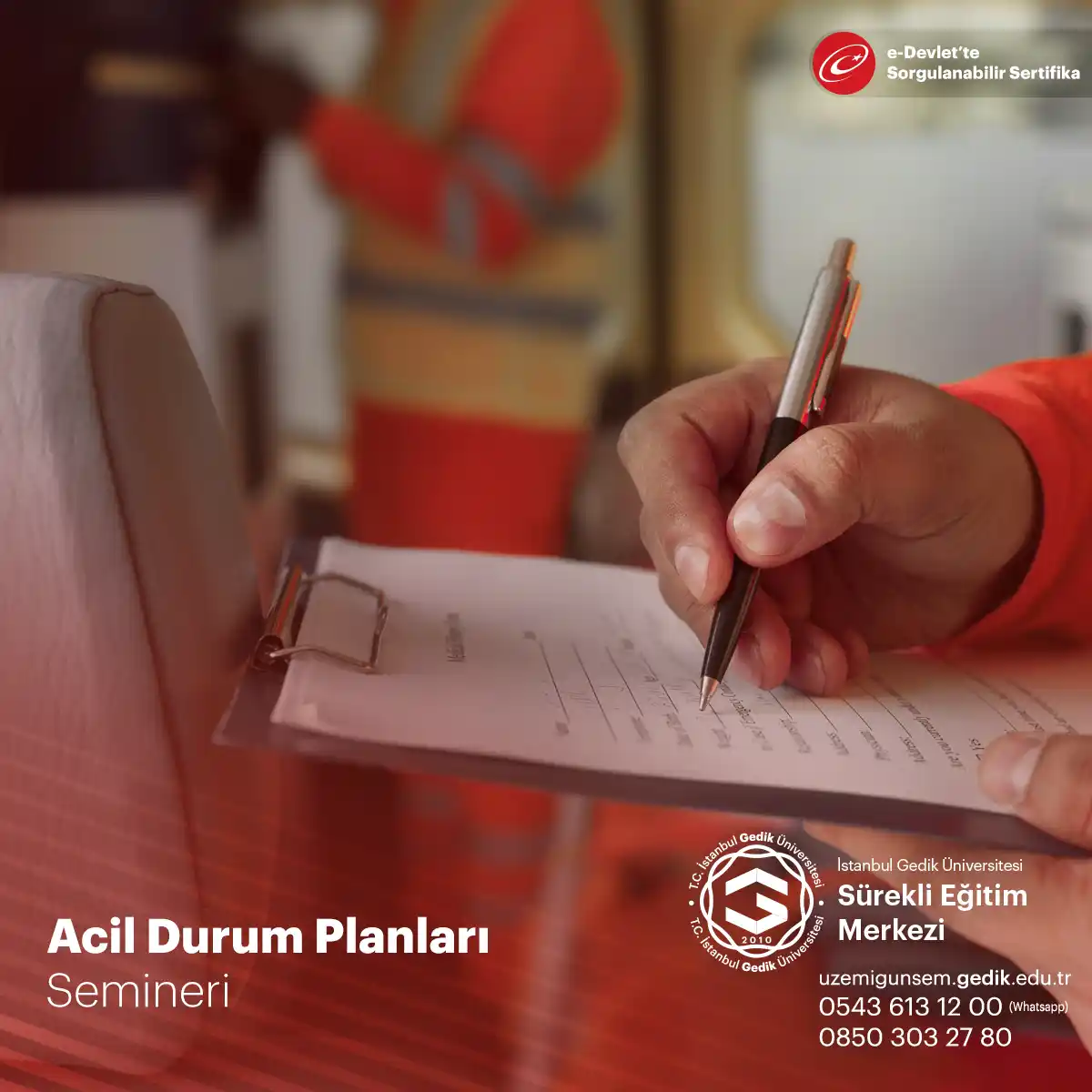 İSG - Acil Durum Planları Semineri