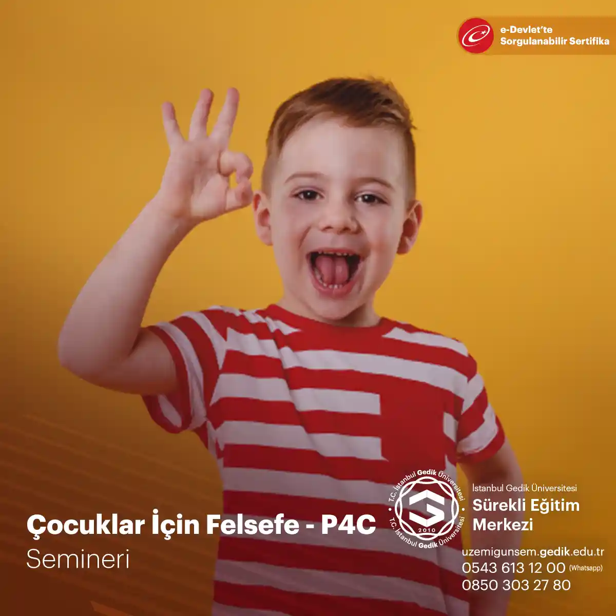 P4C (Çocuklar İçin Felsefe) Eğitmen Eğitimi