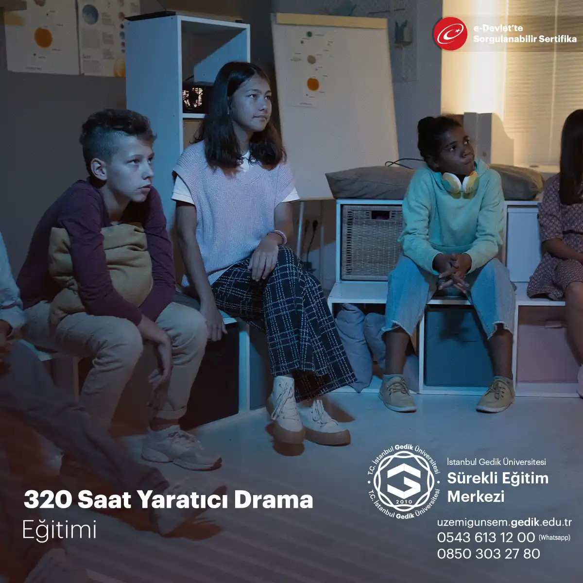 320 Saat Yaratıcı Drama Eğitimi Sertifika Programı