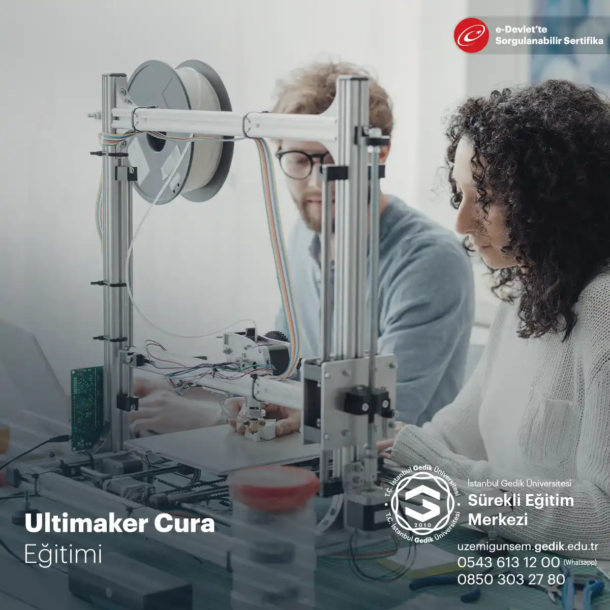 Ultimaker Cura Eğitimi Sertifika Programı