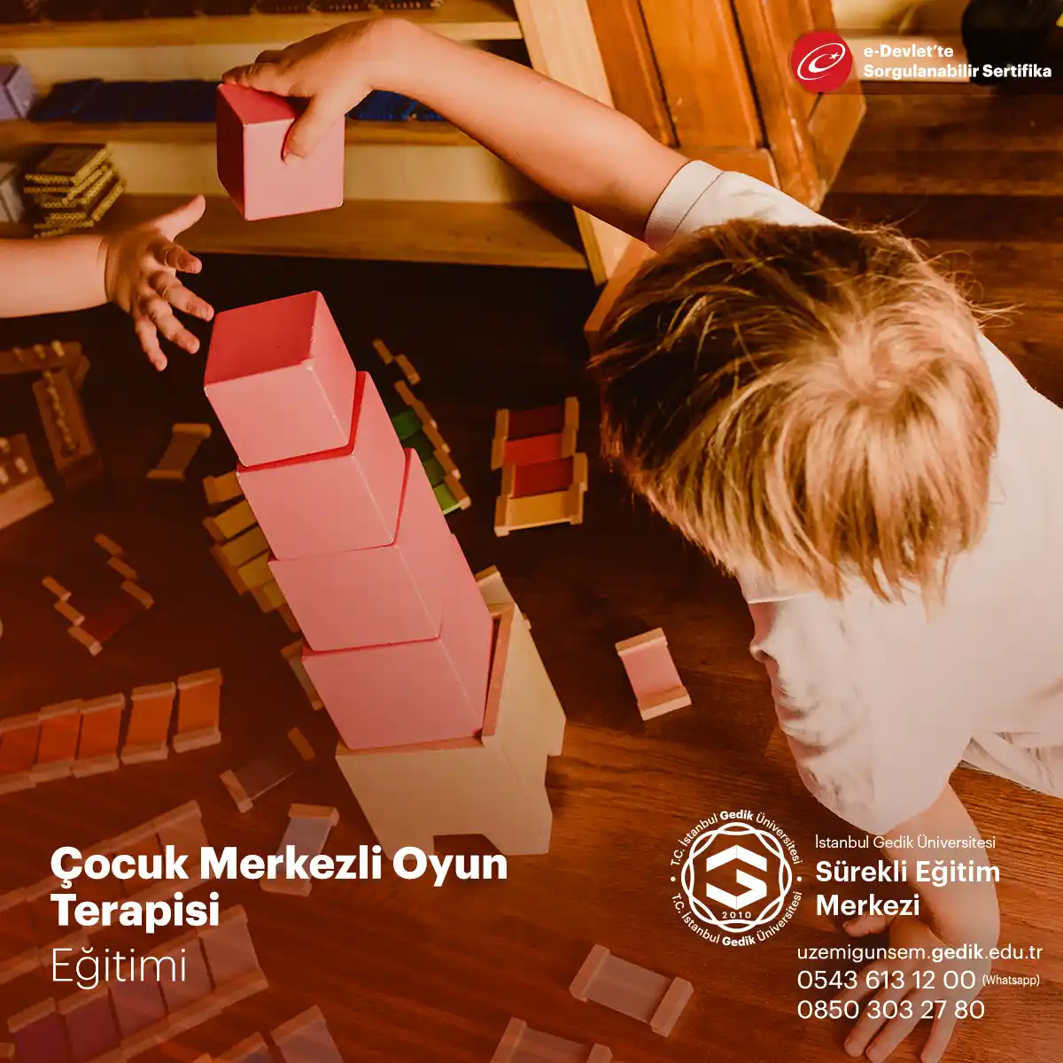 Çocuk Merkezli Oyun Terapisi Eğitimi Sertifika Programı