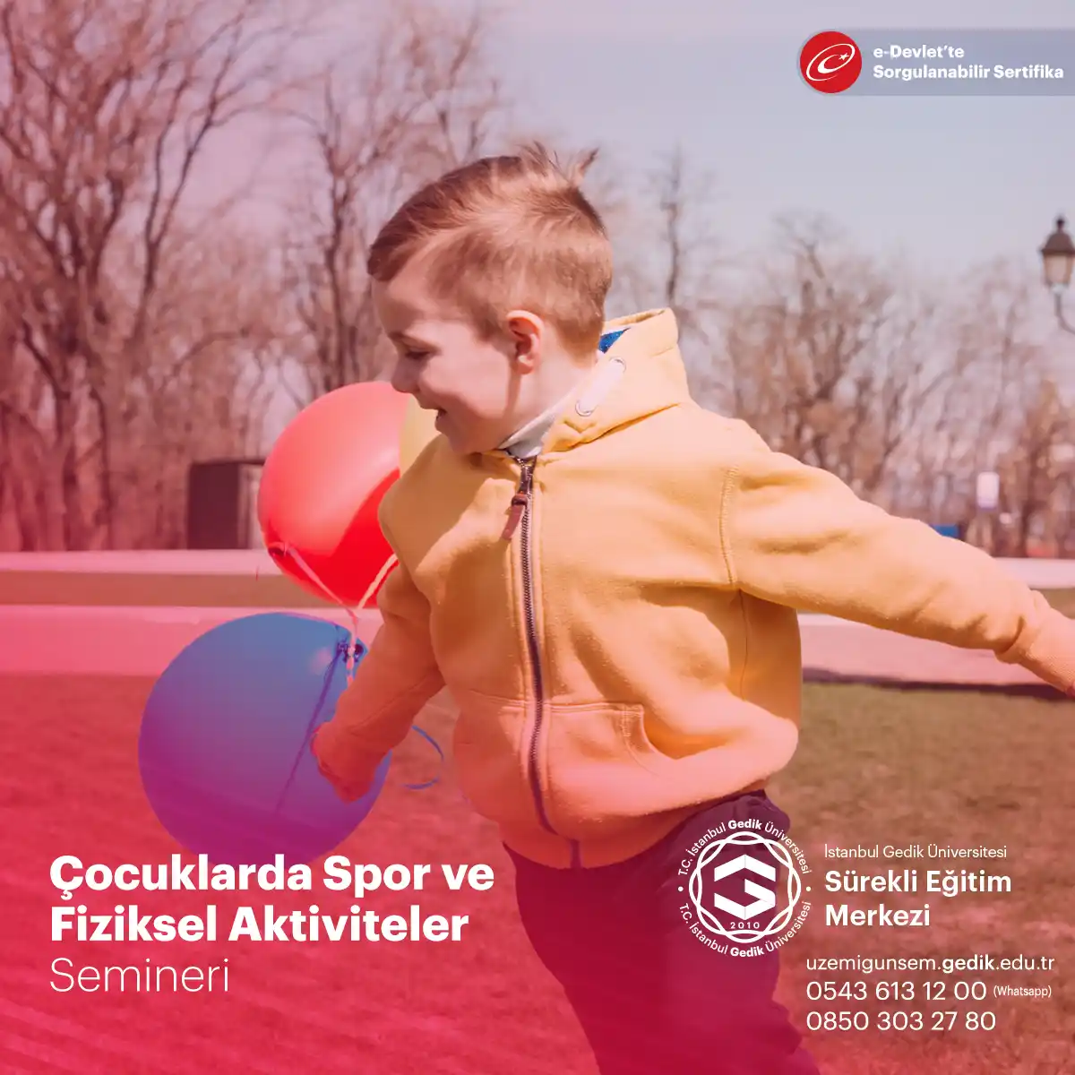 Çocuklarda Spor ve Fiziksel Aktiviteler Semineri