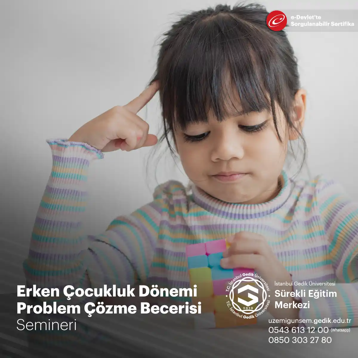 Erken Çocukluk Dönemi Problem Çözme Becerisi Semineri