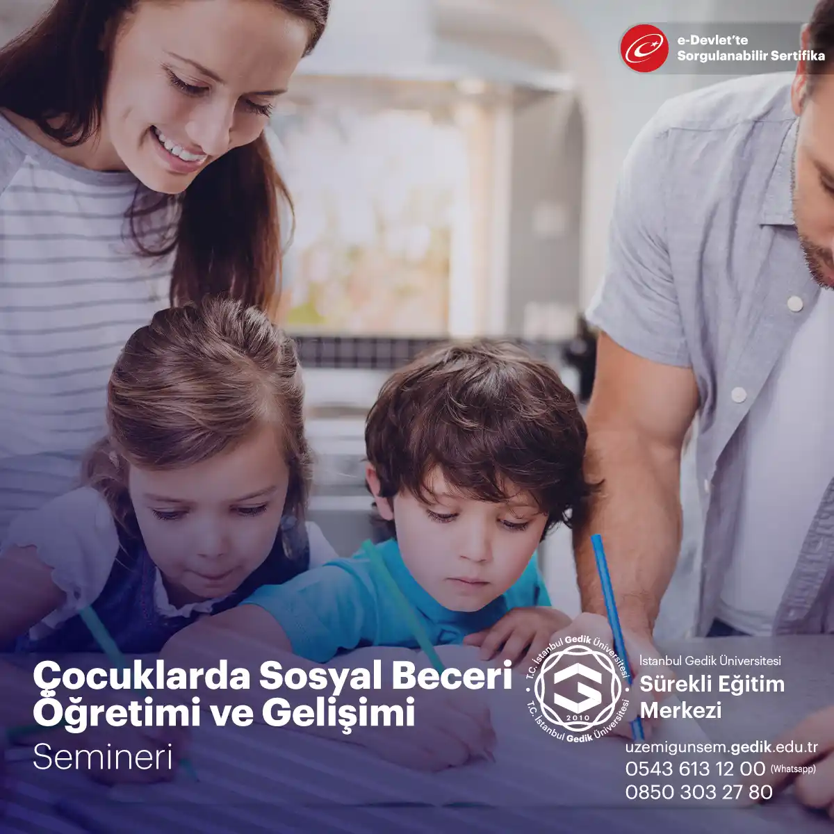 Çocuklarda Sosyal Beceri Öğretimi ve Gelişimi Semineri