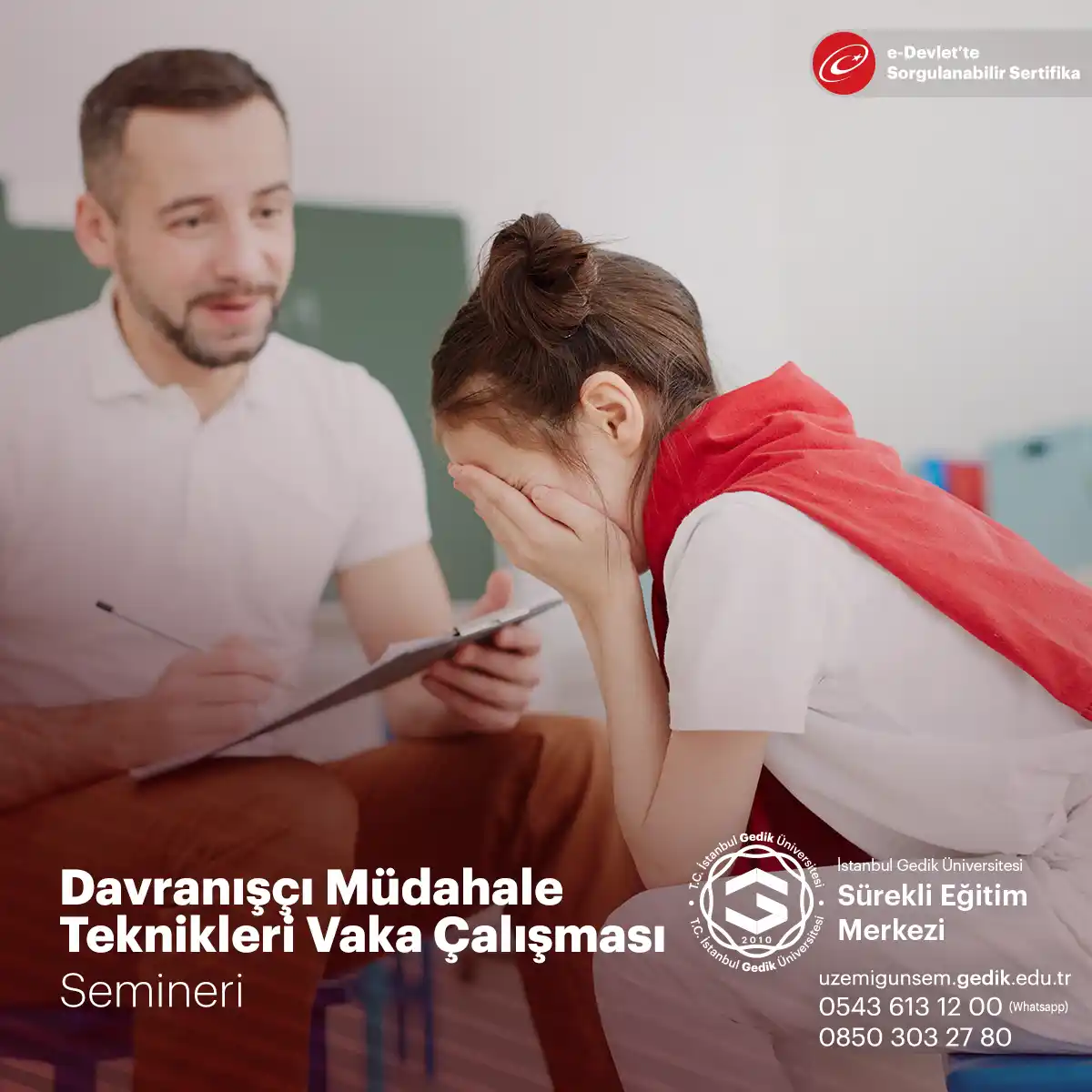 Davranışçı Müdahale Teknikleri Vaka Çalışması Semineri 