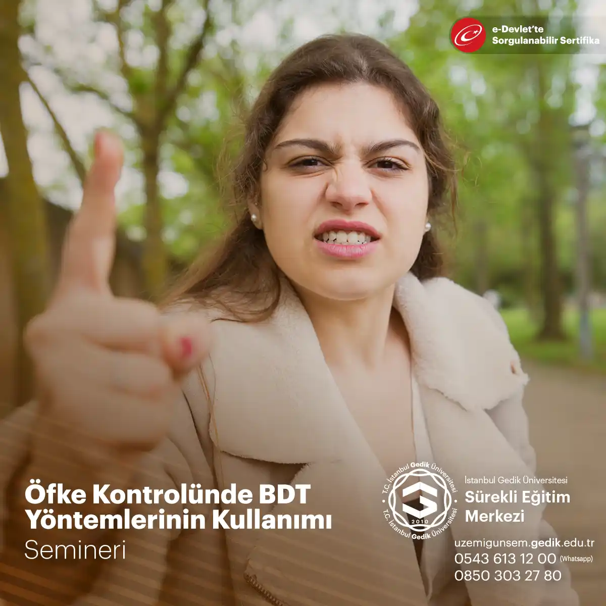 Öfke Kontrolünde BDT Yöntemlerinin Kullanımı Semineri