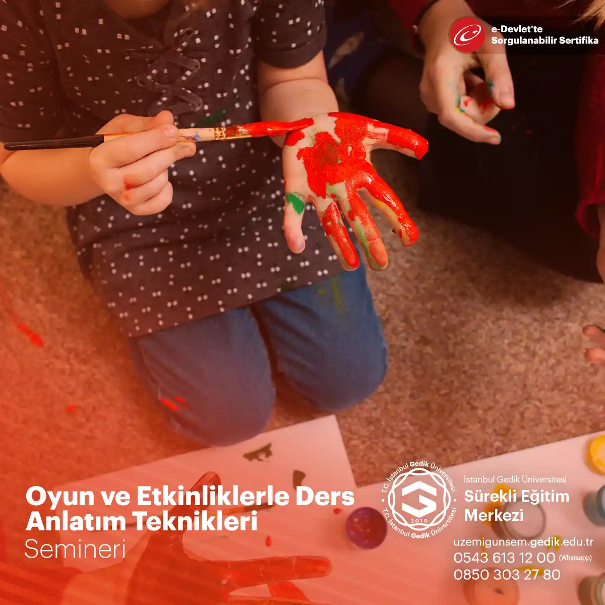 Oyun ve Etkinliklerle Ders Anlatım Teknikleri Semineri