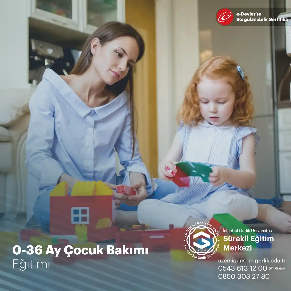 Bebek Bakımı ve Bakıcılığı Sertifikası (SGK Çalışan Anne Desteği)