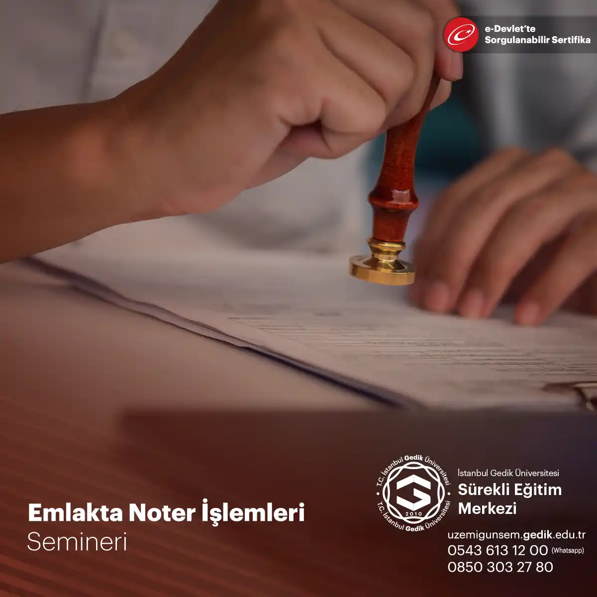 Emlakta Noter İşlemleri Semineri