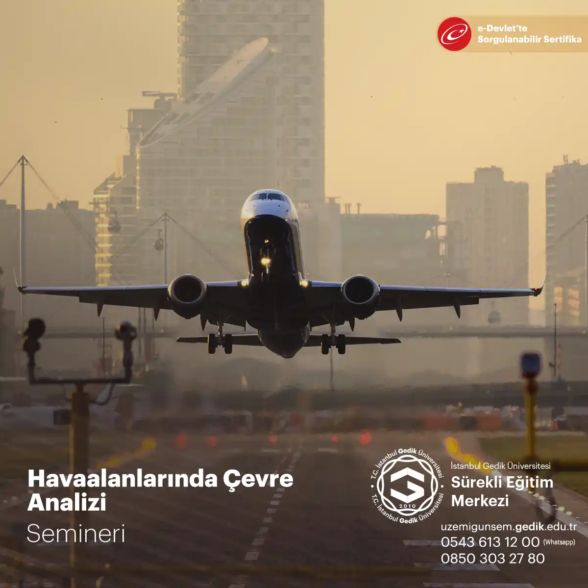 Havaalanlarında Çevre Analizi Semineri
